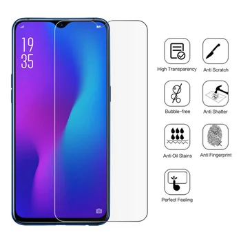 

100pcs/lot For OPPO R17 R17 Pro F9 Explosion-Proof Tempered Glass Screen Guard Protector DHL free shipping