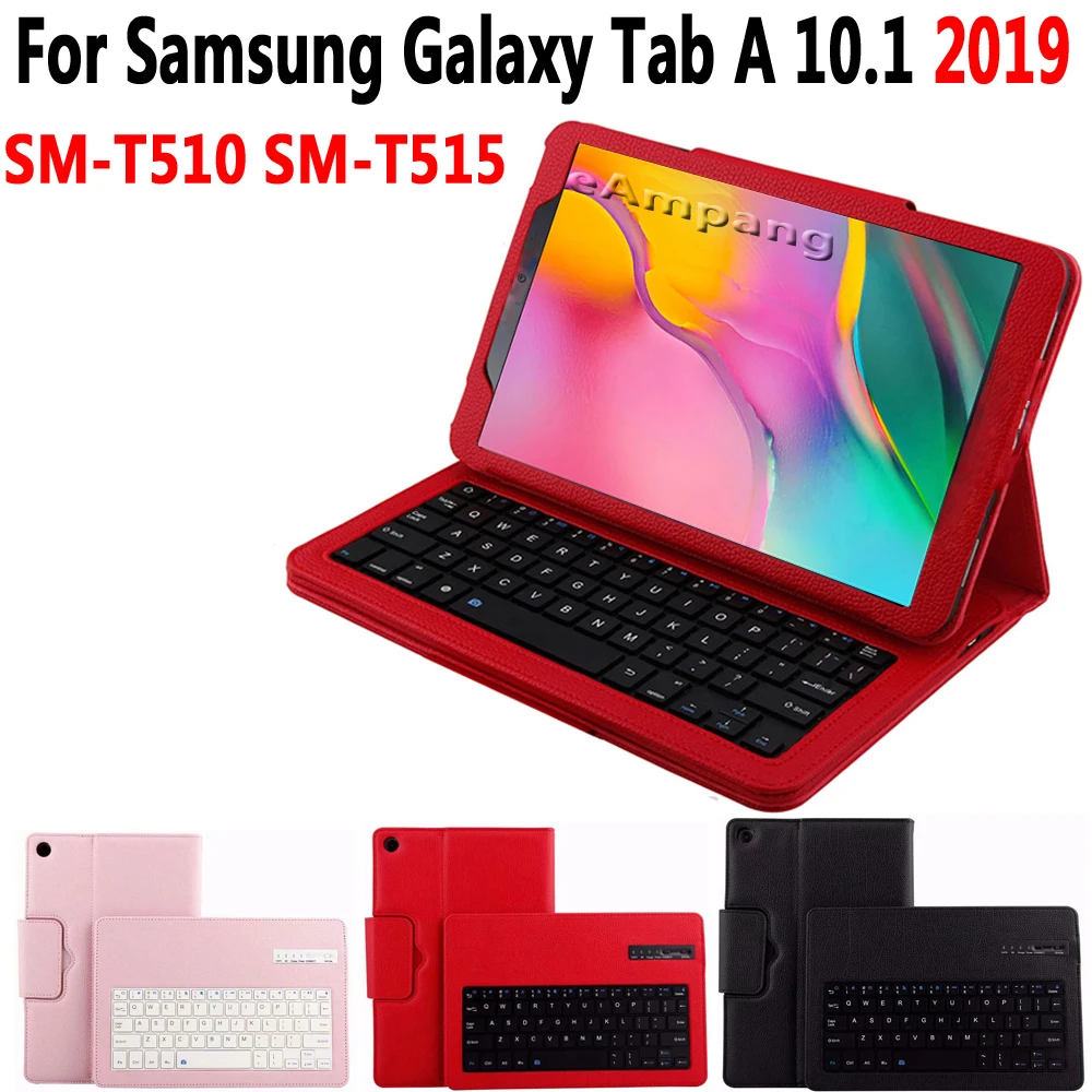 Bluetooth Keyboard Case for Samsung Galaxy Tab A A6 10.1 2016 2019 T580 T585 T580N T585N T510 T515 Keyboard Cover + Gift _ - AliExpress Mobile