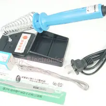 DIY 40 w паяльник, подставка для пайки, губка для очистки, серебряный припой, комплект пинцетов