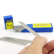 Free shipping 9mm Carbon Steel Snap-off Utility Sharp Knife Replacement Blade FOR GRAPHIC SIGNMAKING/ 50-Blades/Pack MX-157