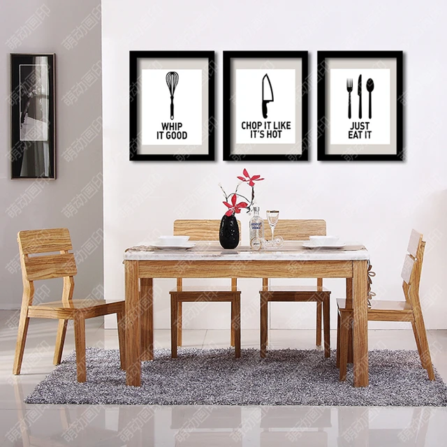 Geschirr und dining utensilien dekorative wand malerei Leinwand ... Geschirr und dining utensilien dekorative wand malerei Leinwand ...
