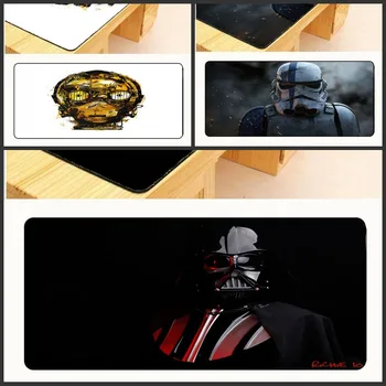 

Mairuign Rectangle Star War Free Shipping Rubber Gaming Table Mat Overlock Mouse Pad Large Computer XL 900 * 400 * 2mm
