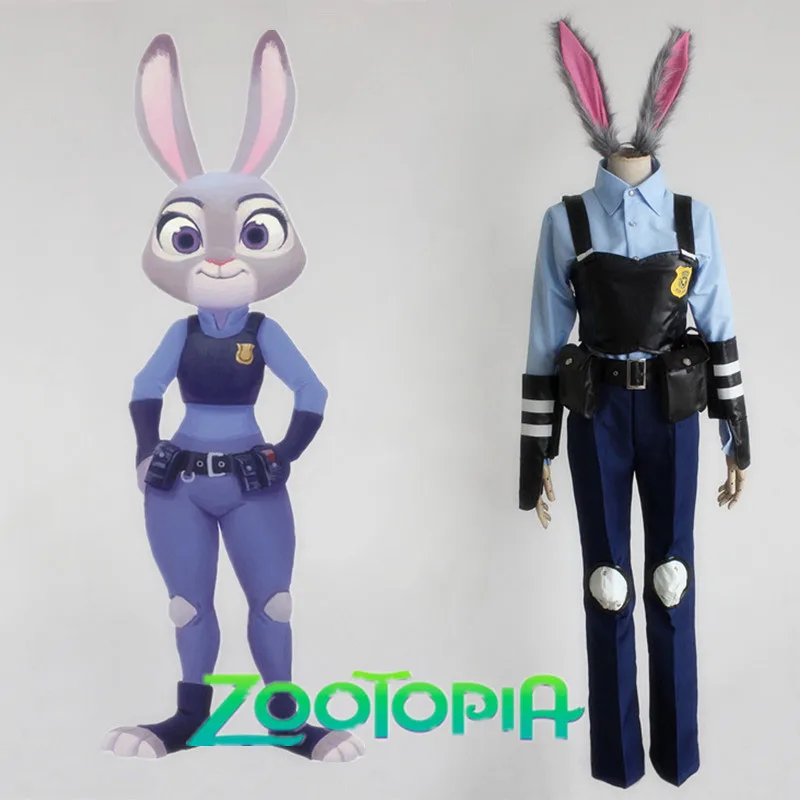 Zootopia/Zootropolis Cosplay Costume Judy Hopps Cosplay Costume Set