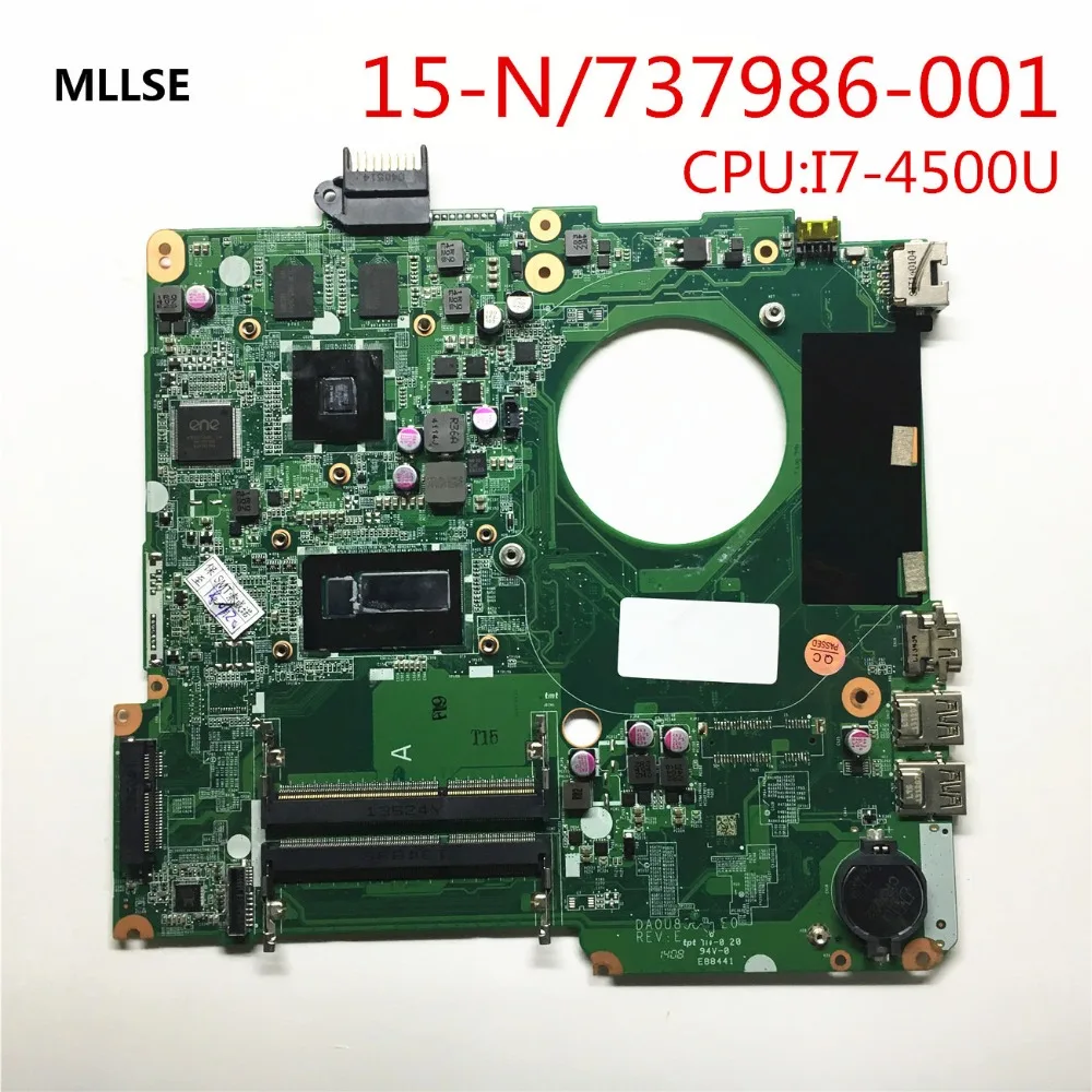 

MLLSE original For HP 15-N Series Laptop Motherboard DA0U82MB6D0 I7-4500U GT740M 2GB DDR3 100% Tested