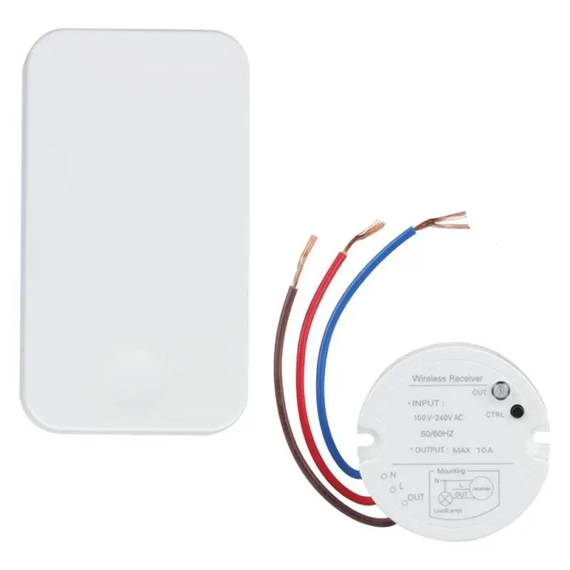 

433MHz Wireless RF Self-powered Remote Control light Switch AC 110V 220V Receiver Module No Battery Transmitter DIY Kits Z3