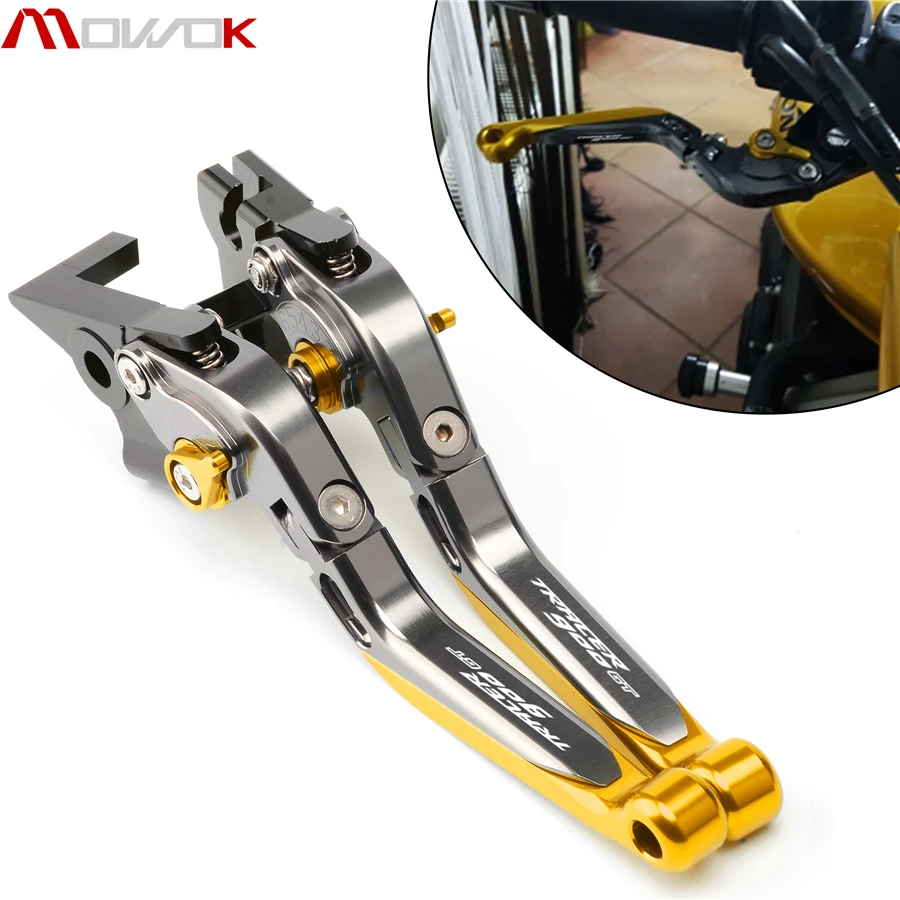 Для YAMAHA TRACER 900 GT TRACER900/GT 2018-2019 CNC полный черный Регулируемый складной выдвижной