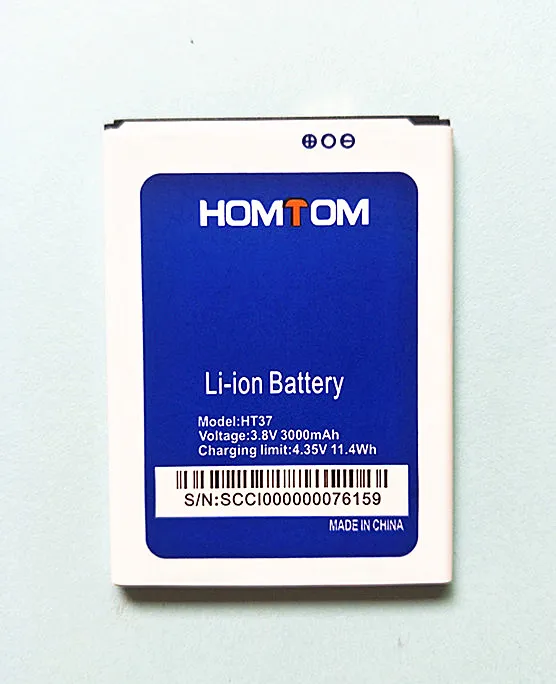 B-TAIHENG New Real capacity 3000mAh for homtom ht37 Battery Smart Phone battery | Мобильные телефоны и аксессуары