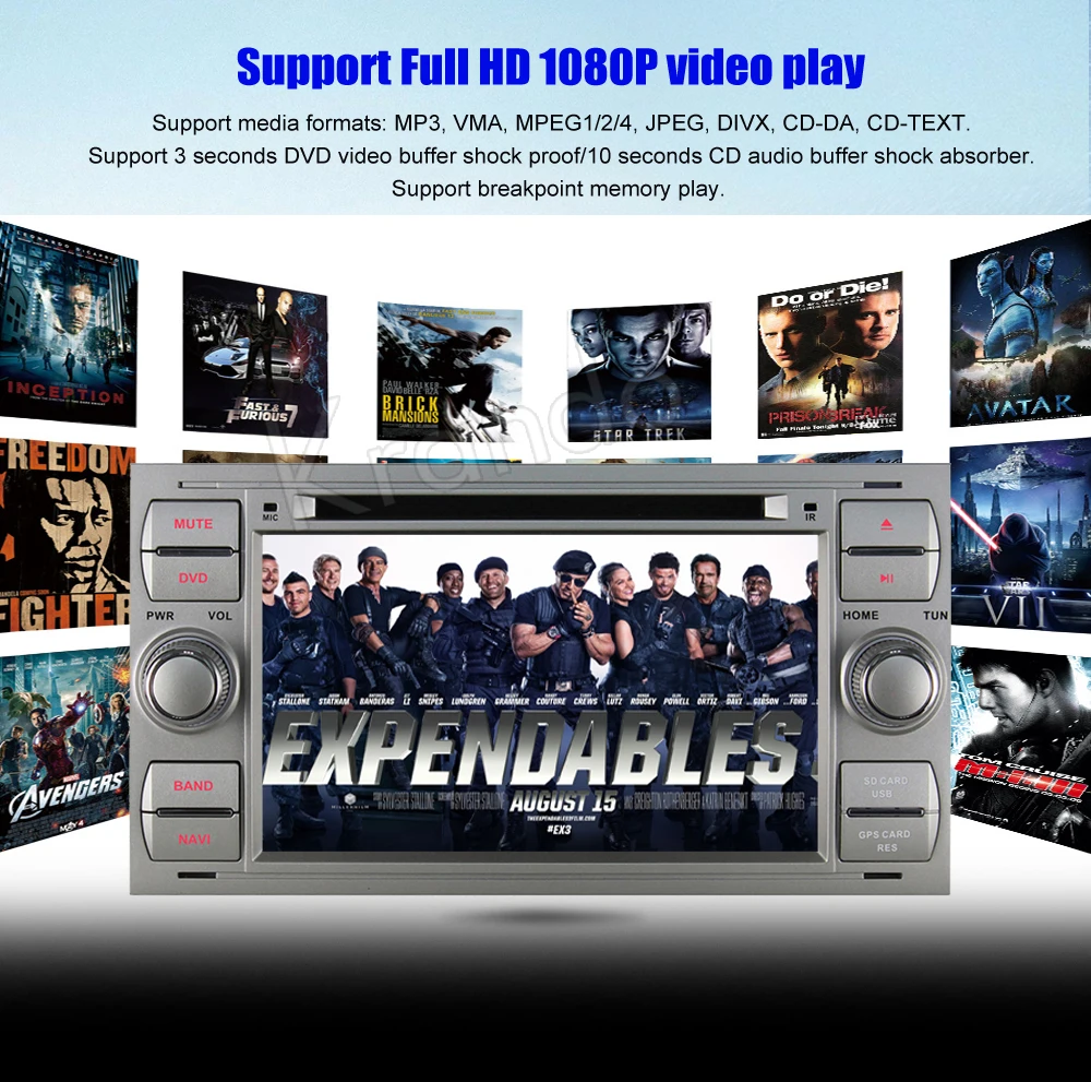 Clearance Krando 7" Android 9.0 car navigation multimedia system for Ford Focus 2004-2007 For Ford S-MAX 05-20 audio radio gps dvd player 9 Clearance Krando 7" Android 9.0 car navigation multimedia system for Ford Focus 2004-2007 For Ford S-MAX 05-20 audio radio gps dvd player 9