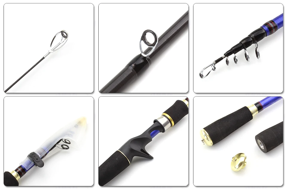 Haste de Fundição e Molduras Haste de Pesca Enfrentar o Pólo da Truta 2.7 de Fibra Carbono Conjunto Gancho Linha Iscas Pesca 1.8m 2.1 2.4 19 Esporte e Lazer