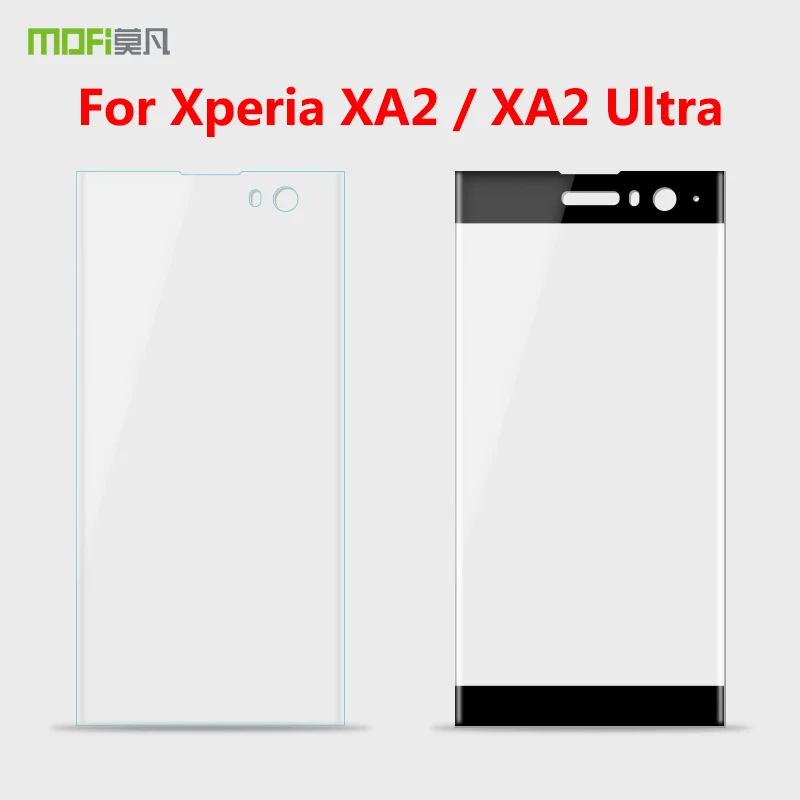 

For Sony Xperia XA2 / XA2 Ultra Original MOFi 3D Curved Full Cover Tempered Glass Screen Protector Film For Xperia XA2 Ultra