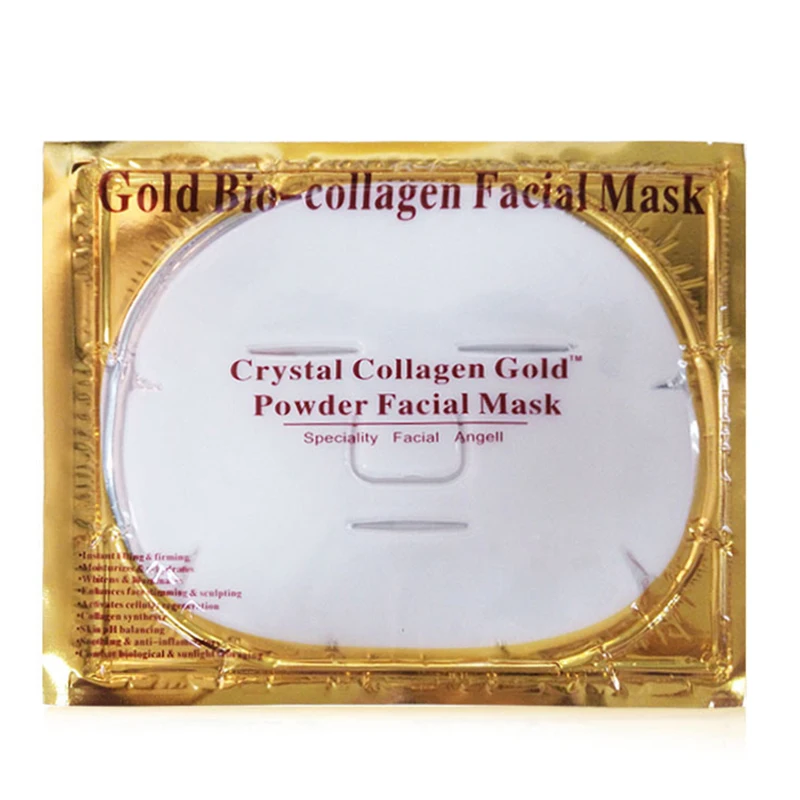 5Pcs/Lot Facial Mask Gold Bio Collagen Gold Crystal Collagen Powder