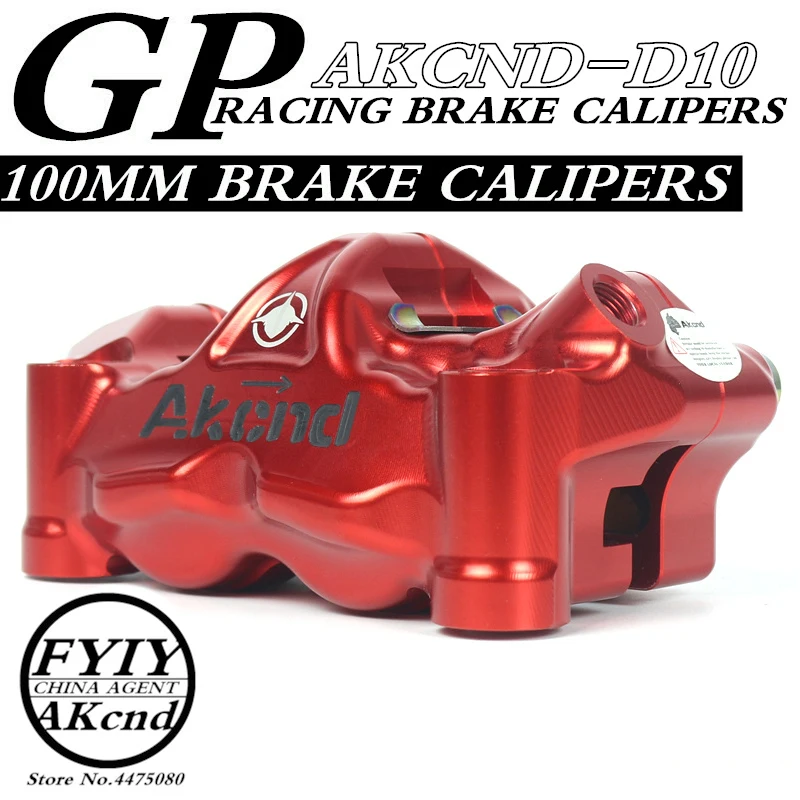

AKCND Motorcycle brake pump modification radiation on four piston brake calipers unde the pimp gp4-rx calipers 100mm lock points