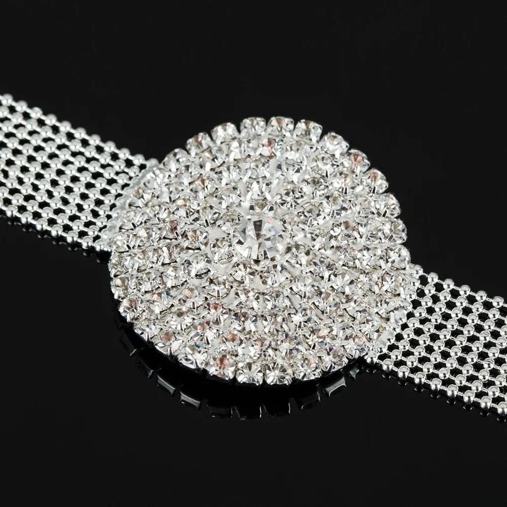 YFJEWE 16 см белый браслет цепочка звено браслет для женщин ювелирные изделия оптом свадебные подарки для девочек B186