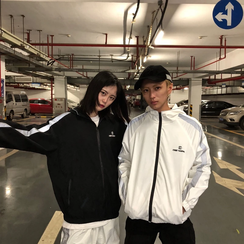 

3 Colors M-XL men and women jacket coat Autumn 2018 bf style thin bomber jacket Women baseball jackets womens (C2806)