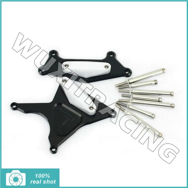 

BIKINGBOY CNC Billet 1 Set Motorcycle Engine Frame Cover Protector Guard Slider Crash Pads Case for Kawasaki ER6 16 2016