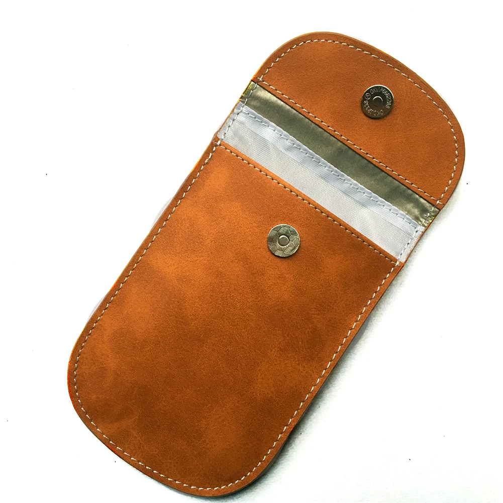 

Accessories PU Leather Wallet Practical Case Shielding Car Key Cover Signal Blocker Theft Prevention Fob Pouch Anti-scanning