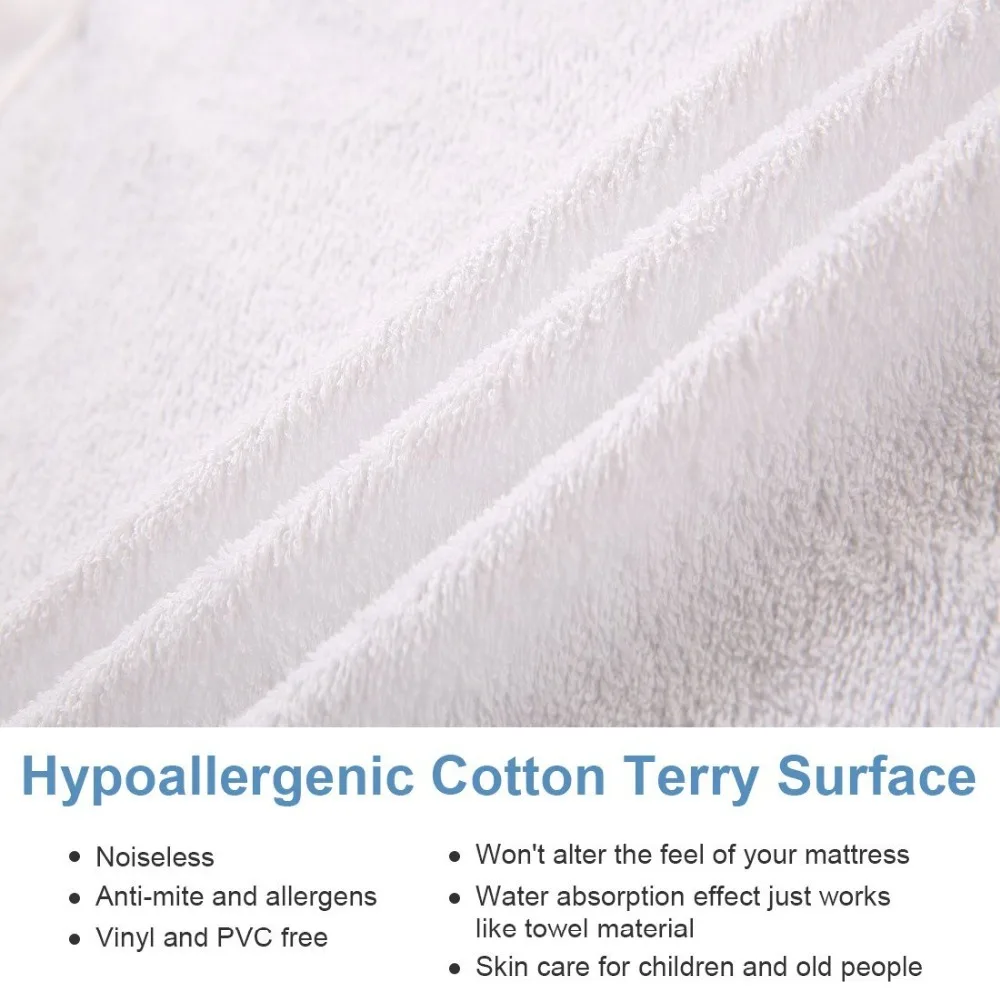 terry waterproof mattress cover