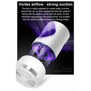 

LED New Mosquito Killer Lamp Trap LED USB Power Pest Insect Killer Lamp UV Night for Mosquito Fly Electric Repellent Control