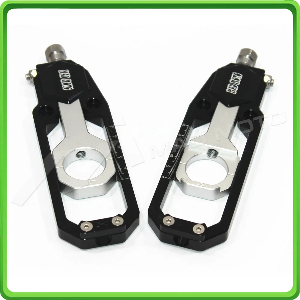 Motorcycle Chain Tensioner Adjuster for SUZUKI GSXR600 GSXR750 GSX-R GSXR 600  750 2011 2012 2013 2014 2015 2016 Black&Silver (3)
