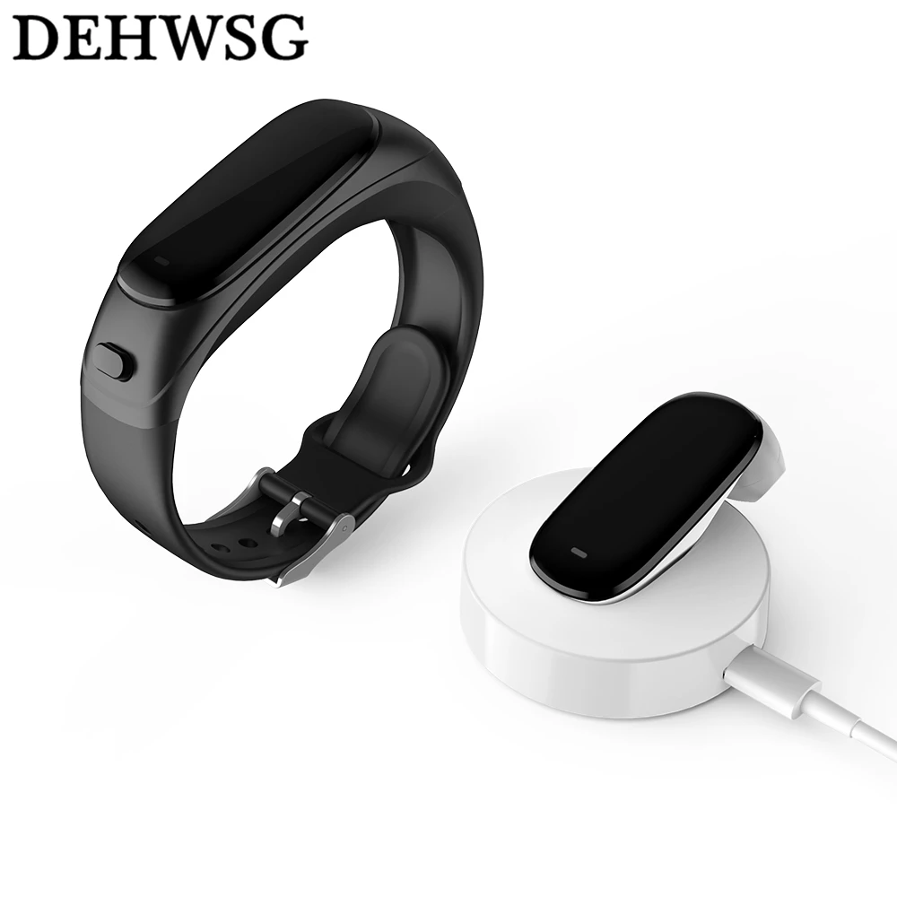 

Smart Talk Band Blood Pressure Heart Rate Monitor Wristband Bluetooth Earphone Dail Call Answer Call Fitness tracker Bracelet