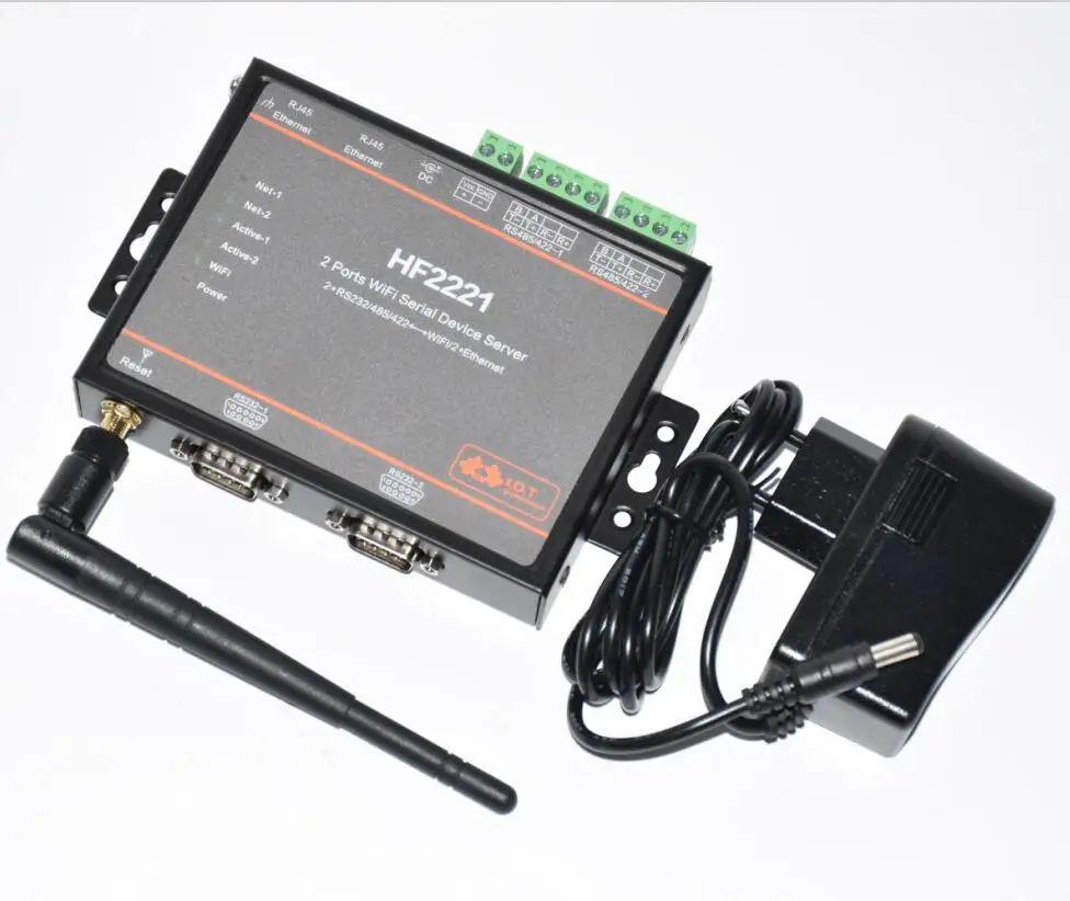 Конвертор сервера RS232/RS422/RS485 на Ethernet/Wi Fi Поддержка преобразования серверного