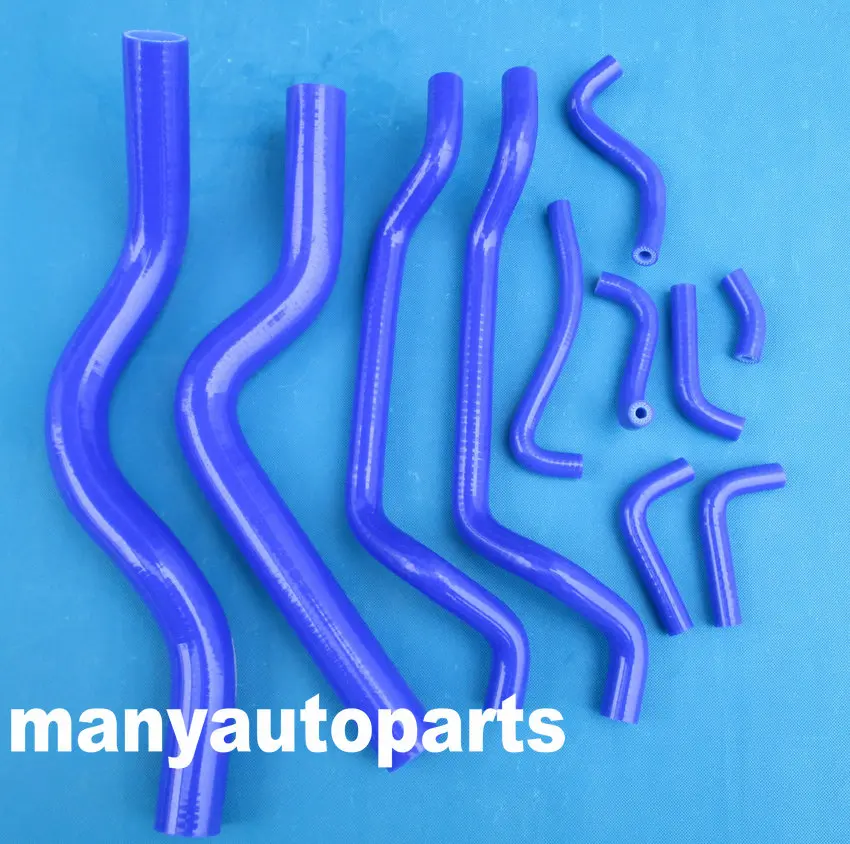 BLUE SILICONE COOLANT&HEATER HOSE KIT FOR MITSUBISHI ECLIPSE GST/GSX