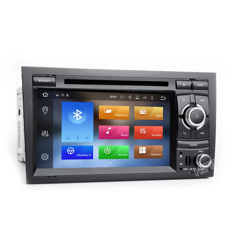 Cheap DSP Android 9.0 Car Stereo DVD Multimedia Player for Audi A4 S4 RS4 2002 - 2007 with WiFi BT GPS Navigation Radio 7