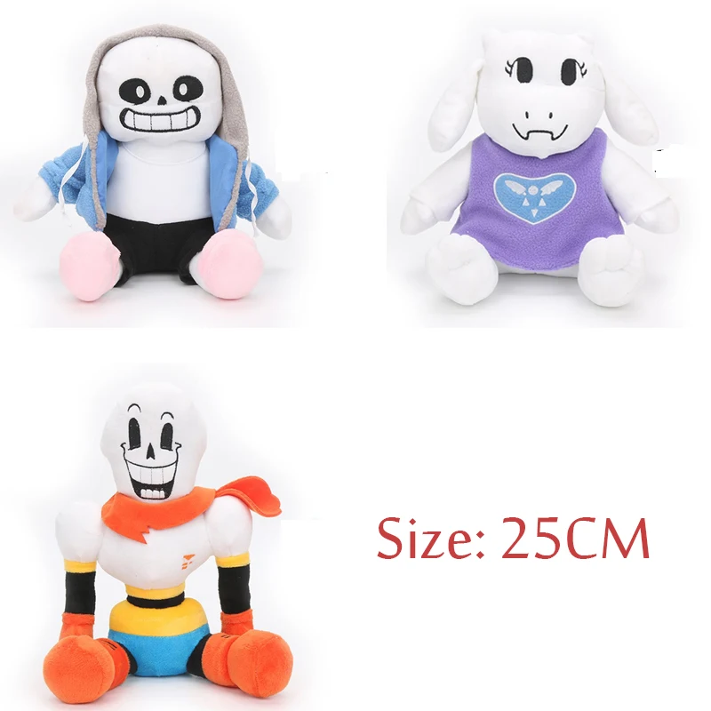 OHCOMICS 25 см игра Undertale Sans/Papyrus/Toriel pp кукла из хлопка плюшевая игрушка мягкая для всех
