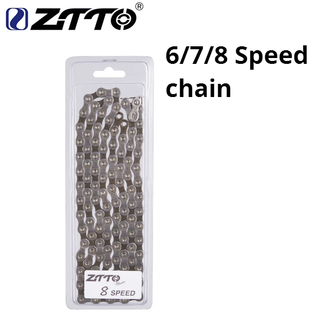

ZTTO 8 Speed Bike Chain MTB Mountain Road Bicycle Chains 6 7 S 8S Parts High Quality Durable Chain for Parts K7 System