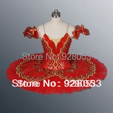 Взрослых Балетные костюмы юбка-пачка, Для женщин профессиональные балерины Платья для женщин, Классическая Балетные костюмы пачка для Обувь для девочек, красный юбка-пачка