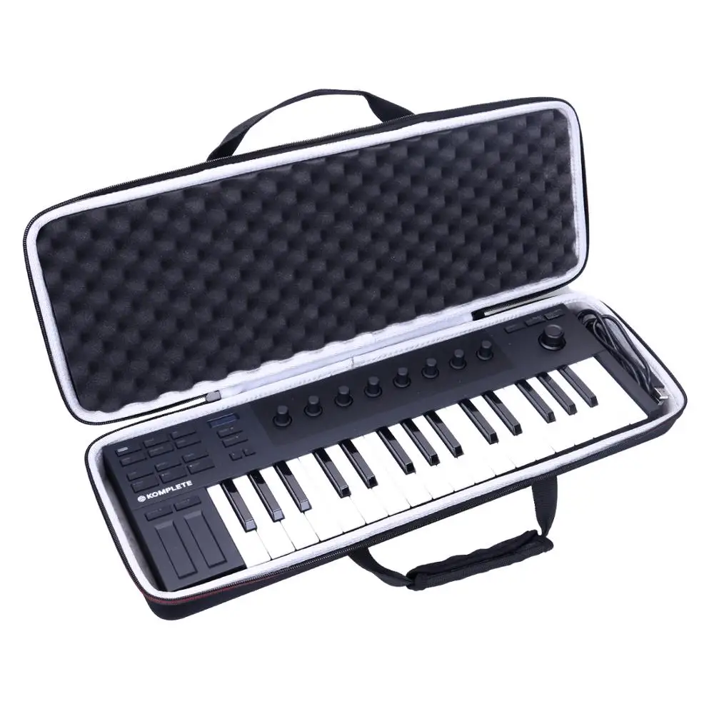 Carrying Hard Case LTGEM EVA Waterproof for Native Instrument Komplete Kontrol M32 Controller Keyboard