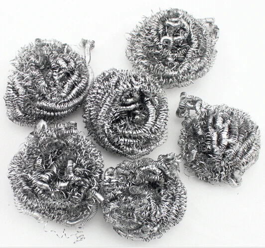 

6 Pcs/Lot Practical Soldering Solder Steel Tip Cleaner Cleaning Copper Wire Ball Home Kitchen Clean Household good helper