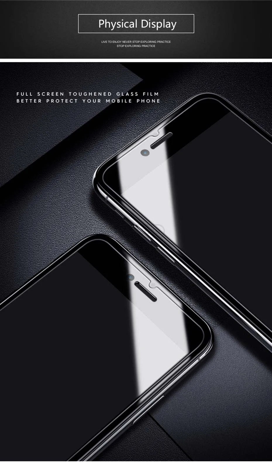 YAMIZOO Screen Protector For iPhone 5s se 5 Tempered Glass On The Screen Protective Glass For iPhone 6 6s 7 8 Plus x Glass Film (1)