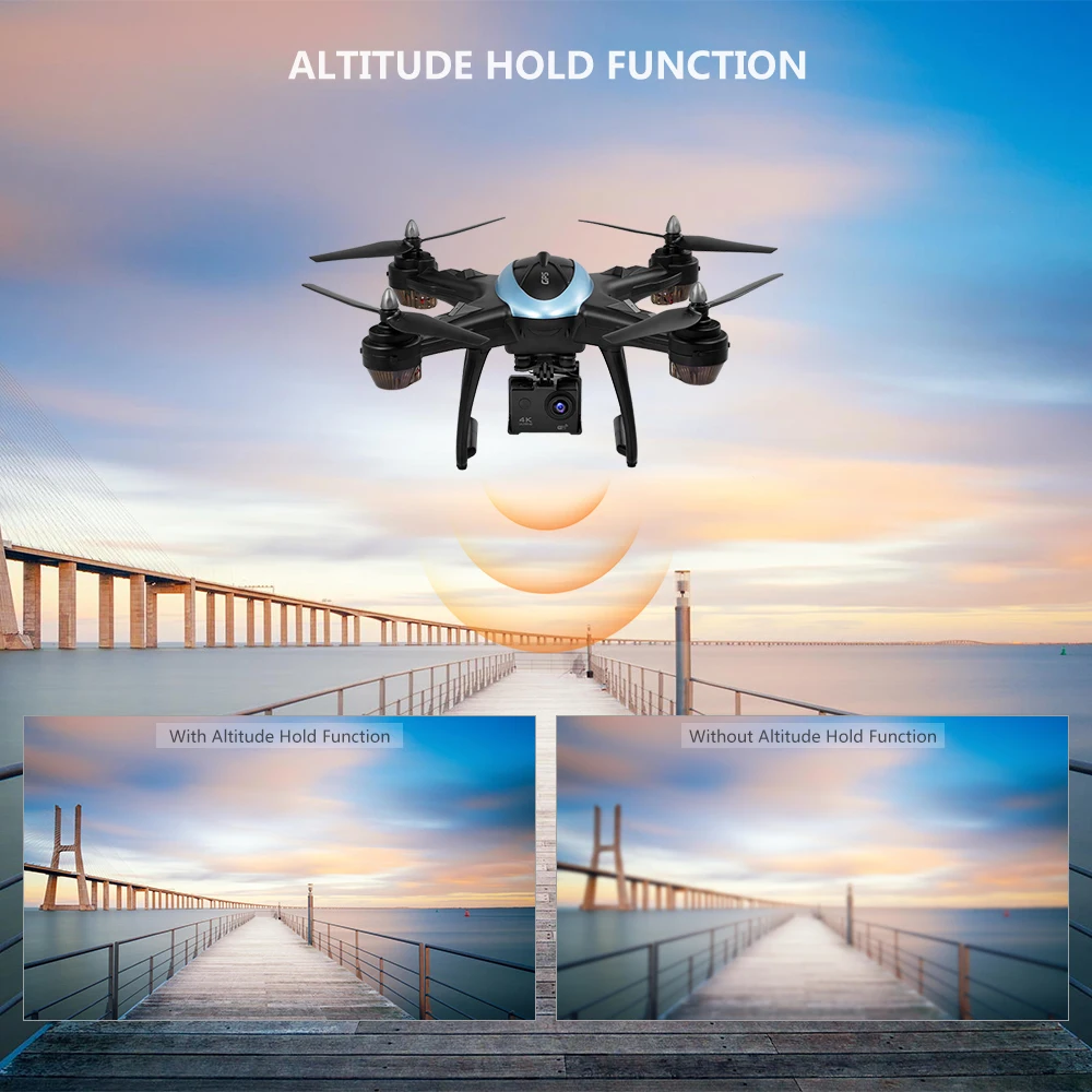 LH X38G Дрон с двойным GPS WIFI FPV 4 K/1080 P HD камерой дистанционным управлением Вертолет RC