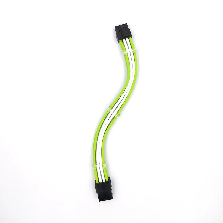 PCI-E 8Pin White_Green_extension_cable