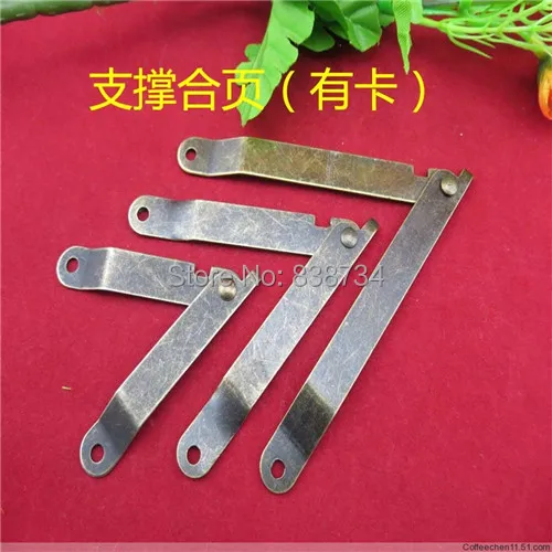 10pcs 61*11mm Support hinge Wooden tripod support Antique hinge support