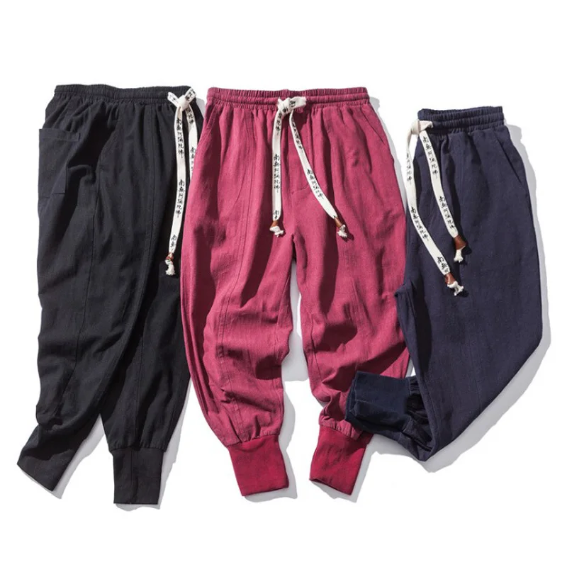 

2019 Men's Casual Leisure pants sweatpants sarouel Harem Pants Men Casual Trousers male joggers pantalon homme hip hop pants