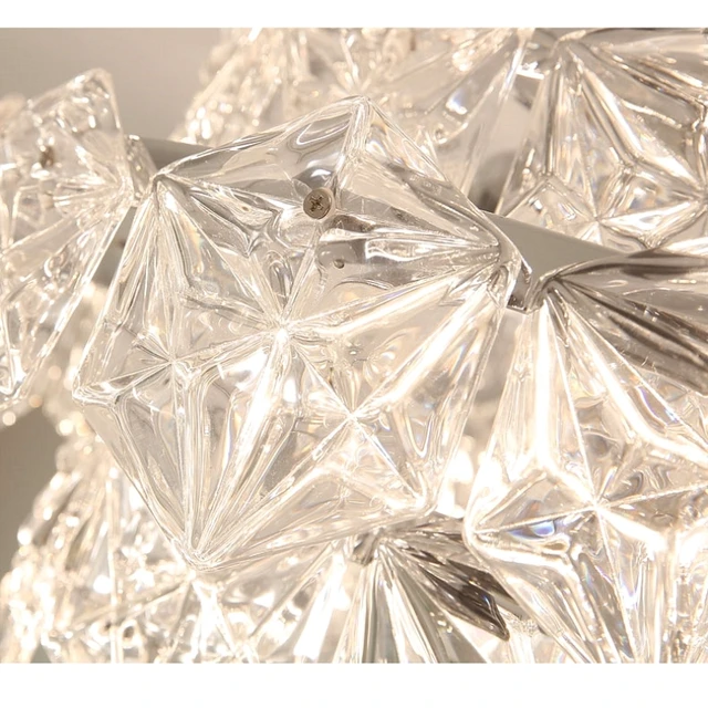 Postmodern Crystal Ceiling Light