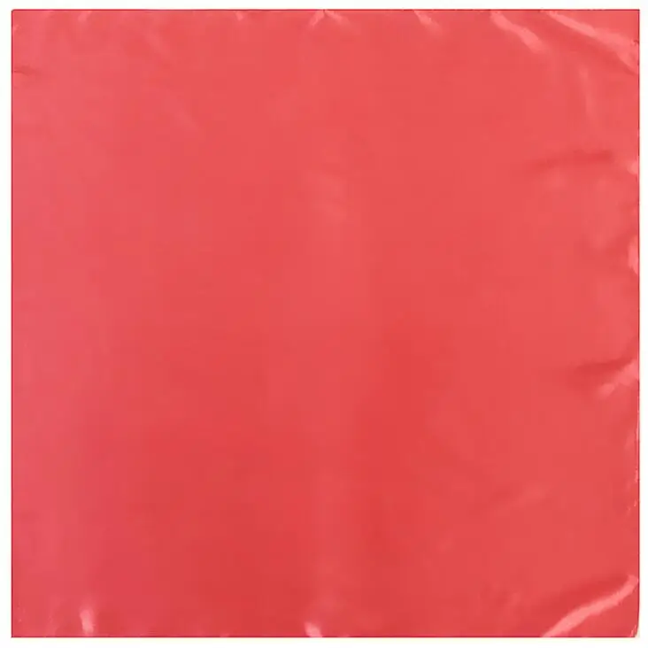 60x60 см Модный стильный шарф из искусственного шелка женский Одноцветный шейный платок Бандана Маленький квадратный шарф - Цвет: watermelon red