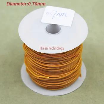 

(20meters/lot) Triple Insulated Copper Wire Bare Copper Diameter 0.7MM Outside Diameter 0.9MM Triple Insulation Winding Wire