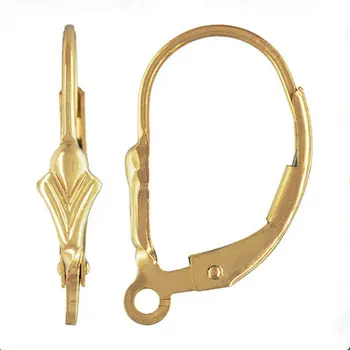 

20pcs Stainless Steel D-shaped French Earring Hooks DIY Jewelry Accessories Silver Gold Earring Base Supplies Jewelry Finding