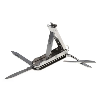 

Fashion Stainless Nail Clippers Multi-Functional Manicure Outdoor Folding Tools Pro