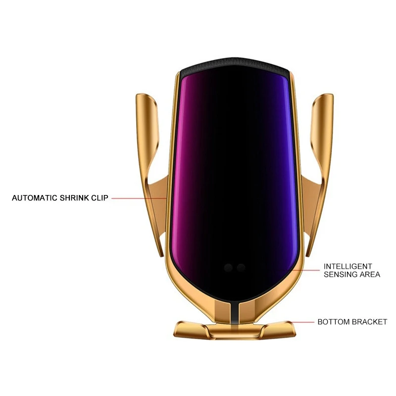 Беспроводное Автомобильное зарядное устройство Cargador inal mbrico для iPhone 11 pro xr 7 samsung s10 plus a70 автомобильное Qi зарядное устройство держатель cargador inalambrico