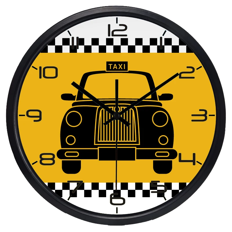 Children Room Cartoon Cars Wall Clock, Gift Classical Car Clock, No