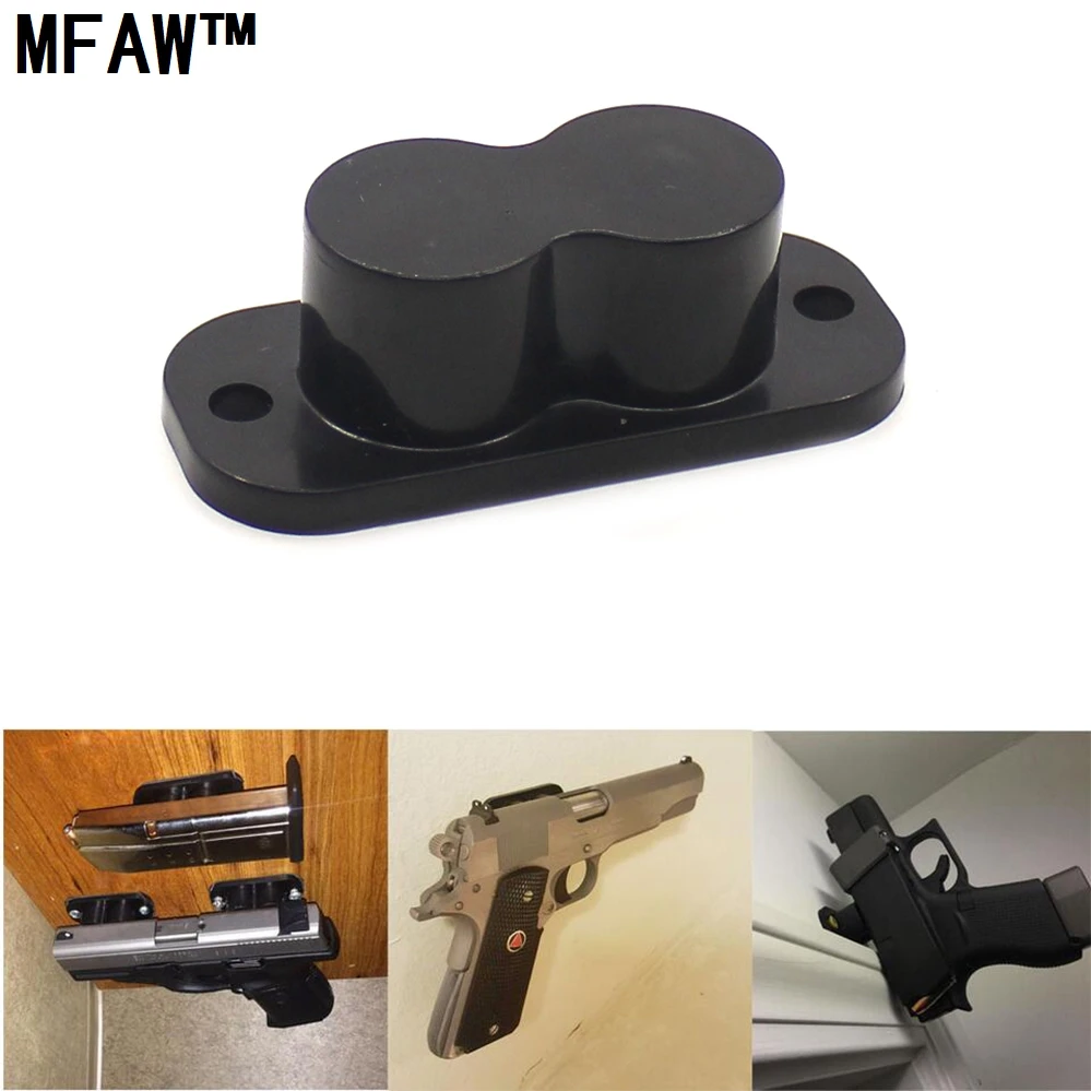 1 PCS Concealed Gun Pistol Holder Holster Under Desk Table