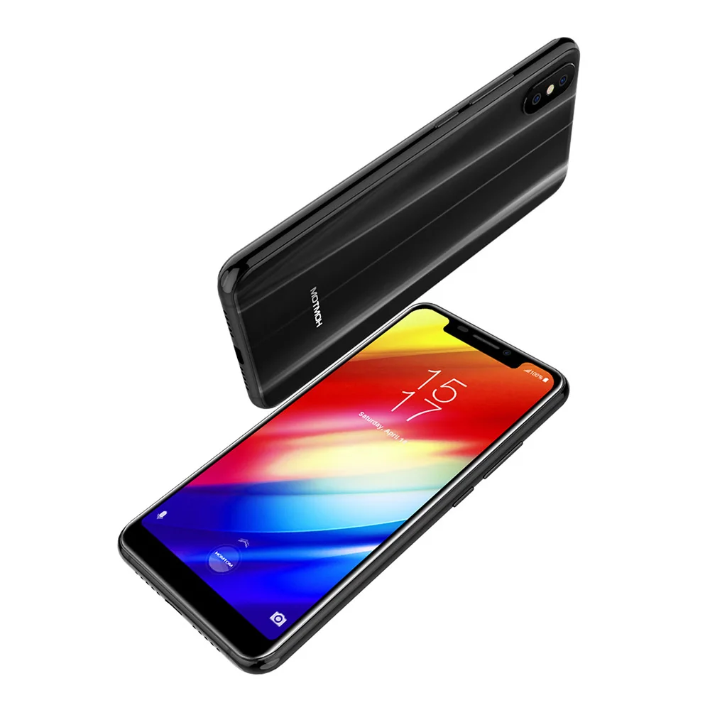 Smartphone H10 4G смартфон 5 85 дюймов Android 8 1 MTK6750T Восьмиядерный 4 Гб ОЗУ 64 ПЗУ с отпечатком