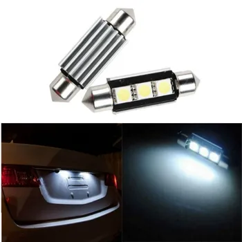 

1000pcs/lot 36mm 39mm c5w 3smd 5050 Led canbus error free Car Interior Festoon Dome Lights Auto Over Head Reading Lamp white 12V