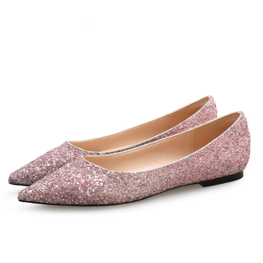 gold glitter flats for wedding