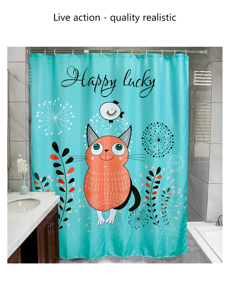 Curtain Bathroom decor various sizes