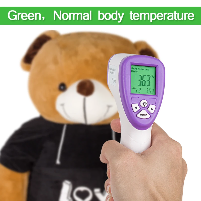 DT-8809C Мультифункциональный светодиодный цифровой инфракрасный бесконтактный ручной термометр для детей и взрослых, измеритель температуры